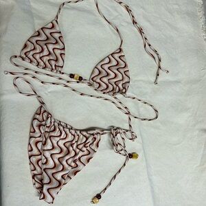 Same swim retro triangle bikini